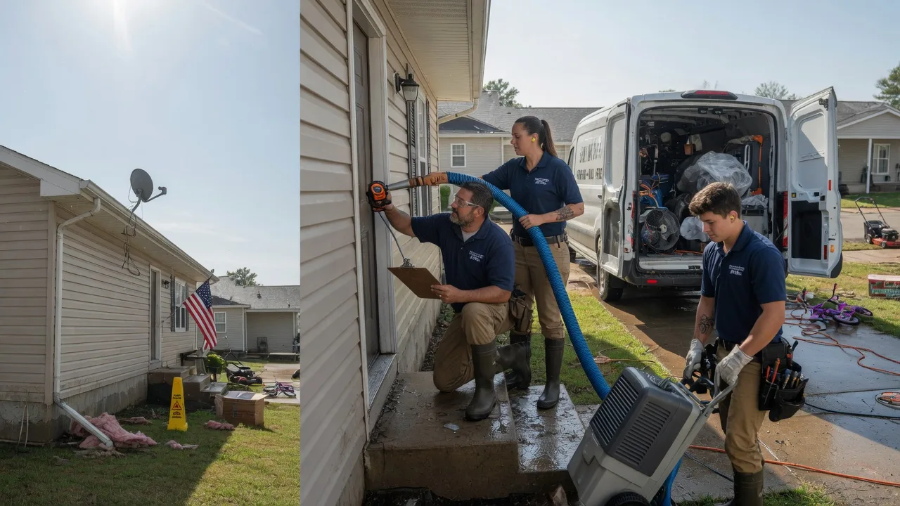 Ceiling Water Damage Restoration in Jacksontown, OH near me